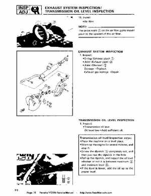 1987-2003 Yamaha YFZ350 Banshee supplementary service manual, Page 75