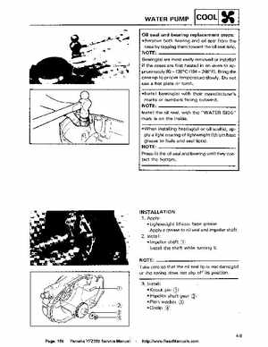 1987-2003 Yamaha YFZ350 Banshee supplementary service manual, Page 158