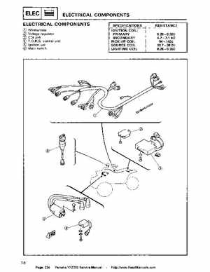 1987-2003 Yamaha YFZ350 Banshee supplementary service manual, Page 226