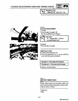 1987-2009 Yamaha ATV YFM350X Warrior Raptor Service Manual, Page 54