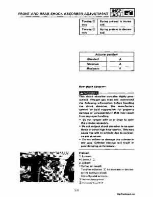1987-2009 Yamaha ATV YFM350X Warrior Raptor Service Manual, Page 72