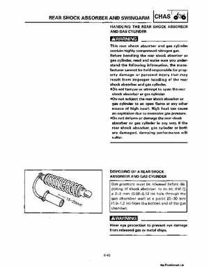 1987-2009 Yamaha ATV YFM350X Warrior Raptor Service Manual, Page 207
