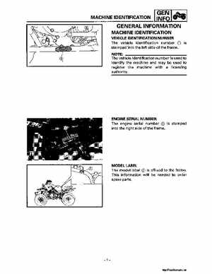 1987-2009 Yamaha ATV YFM350X Warrior Raptor Service Manual, Page 290