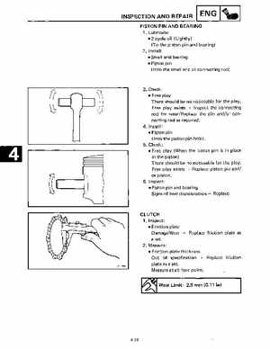 1988-2006 Yamaha ATV YFS200 Blaster service manual PDF download file., Page 88