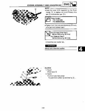 1988-2006 Yamaha ATV YFS200 Blaster service manual PDF download file., Page 109
