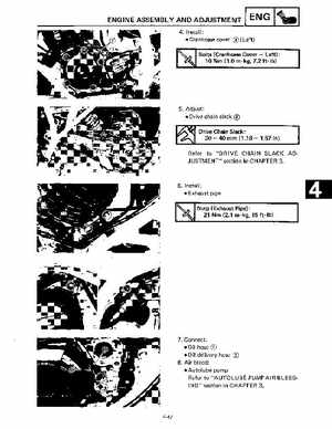 1988-2006 Yamaha ATV YFS200 Blaster service manual PDF download file., Page 117