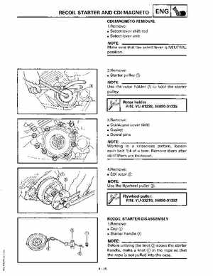 1997 Yamaha YFM600FWAK ATV Service Manual, Page 144
