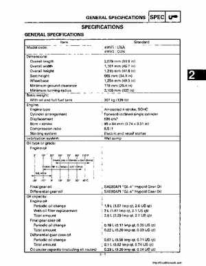 1998-2001 Yamaha YFM600FHM Grizzly Factory Service Manual, Page 60
