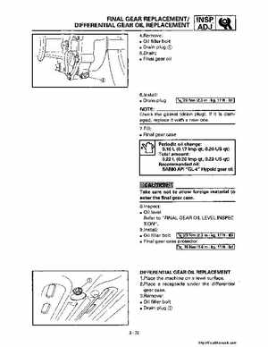 1998-2001 Yamaha YFM600FHM Grizzly Factory Service Manual, Page 123