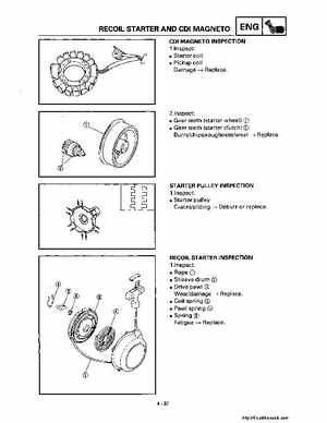 1998-2001 Yamaha YFM600FHM Grizzly Factory Service Manual, Page 176