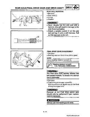 1998-2001 Yamaha YFM600FHM Grizzly Factory Service Manual, Page 249
