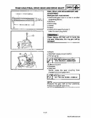 1998-2001 Yamaha YFM600FHM Grizzly Factory Service Manual, Page 257