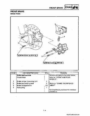 1998-2001 Yamaha YFM600FHM Grizzly Factory Service Manual, Page 266