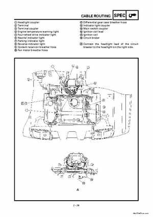 2000 Yamaha YFM400FWA(M) Factory Service workshop Manual, Page 49