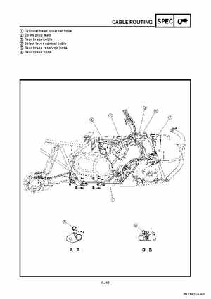 2000 Yamaha YFM400FWA(M) Factory Service workshop Manual, Page 52