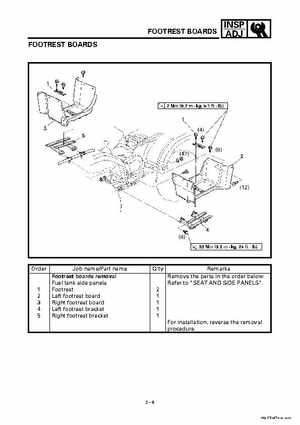 2000 Yamaha YFM400FWA(M) Factory Service workshop Manual, Page 65