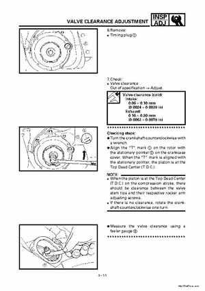 2000 Yamaha YFM400FWA(M) Factory Service workshop Manual, Page 67