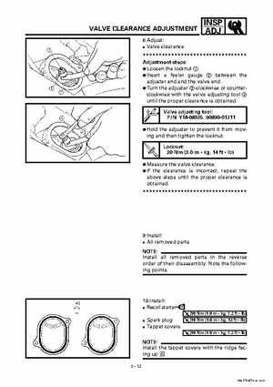 2000 Yamaha YFM400FWA(M) Factory Service workshop Manual, Page 68