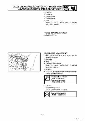 2000 Yamaha YFM400FWA(M) Factory Service workshop Manual, Page 69