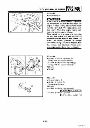 2000 Yamaha YFM400FWA(M) Factory Service workshop Manual, Page 86