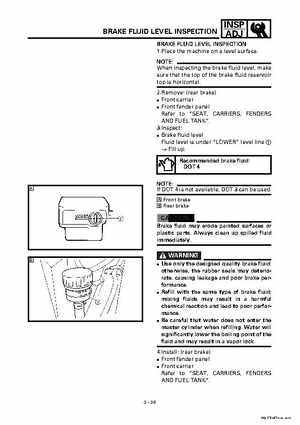 2000 Yamaha YFM400FWA(M) Factory Service workshop Manual, Page 94