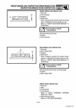 2000 Yamaha YFM400FWA(M) Factory Service workshop Manual, Page 95