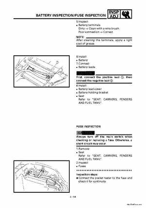 2000 Yamaha YFM400FWA(M) Factory Service workshop Manual, Page 115