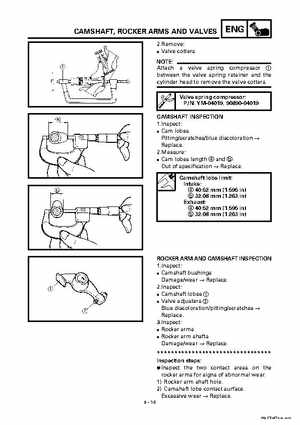 2000 Yamaha YFM400FWA(M) Factory Service workshop Manual, Page 140