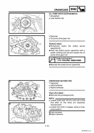 2000 Yamaha YFM400FWA(M) Factory Service workshop Manual, Page 182