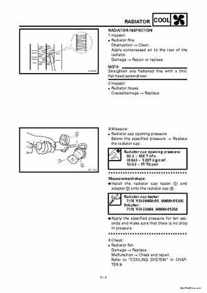 2000 Yamaha YFM400FWA(M) Factory Service workshop Manual, Page 214