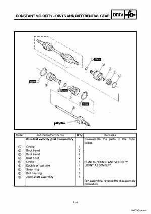2000 Yamaha YFM400FWA(M) Factory Service workshop Manual, Page 239