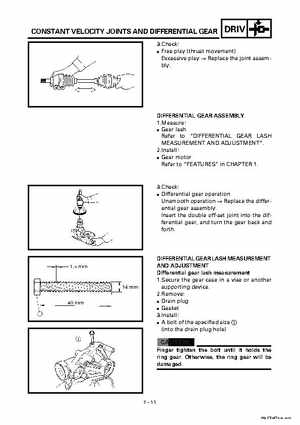 2000 Yamaha YFM400FWA(M) Factory Service workshop Manual, Page 244