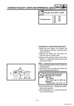 2000 Yamaha YFM400FWA(M) Factory Service workshop Manual, Page 246