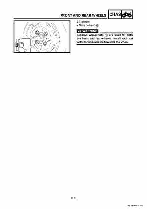 2000 Yamaha YFM400FWA(M) Factory Service workshop Manual, Page 269