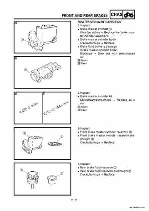 2000 Yamaha YFM400FWA(M) Factory Service workshop Manual, Page 281