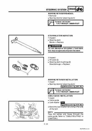 2000 Yamaha YFM400FWA(M) Factory Service workshop Manual, Page 300