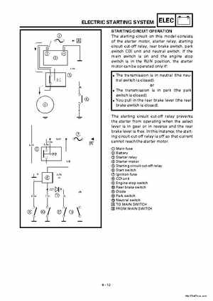 2000 Yamaha YFM400FWA(M) Factory Service workshop Manual, Page 324