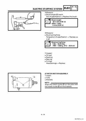 2000 Yamaha YFM400FWA(M) Factory Service workshop Manual, Page 331