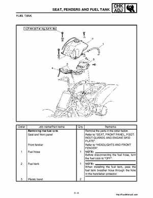 2001 Yamaha YFM660 Raptor Factory Service Manual, Page 62