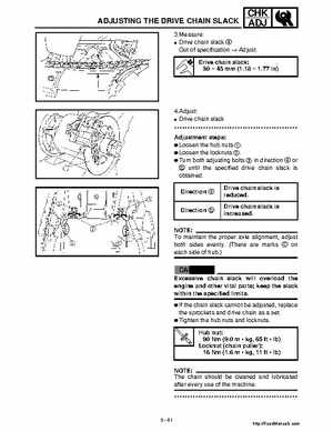 2001 Yamaha YFM660 Raptor Factory Service Manual, Page 97