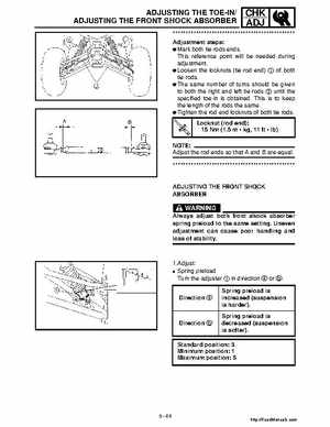 2001 Yamaha YFM660 Raptor Factory Service Manual, Page 100