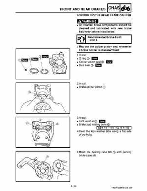 2001 Yamaha YFM660 Raptor Factory Service Manual, Page 151