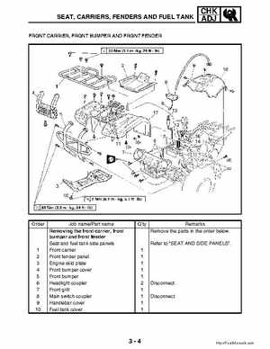 2002-2006 Yamaha YFR450FAR Service Manual LIT-11616-16-01, Page 71