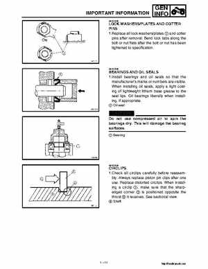 2002 Yamaha YFM660 Grizzly factory service and repair manual, Page 30