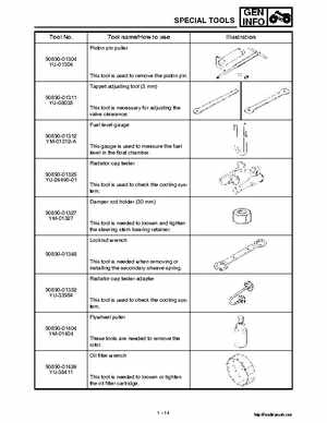 2002 Yamaha YFM660 Grizzly factory service and repair manual, Page 33