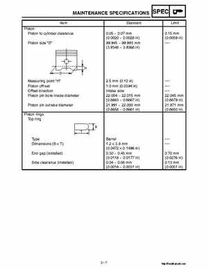 2002 Yamaha YFM660 Grizzly factory service and repair manual, Page 43