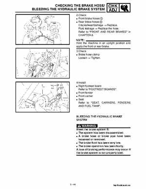 2002 Yamaha YFM660 Grizzly factory service and repair manual, Page 121