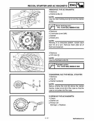 2002 Yamaha YFM660 Grizzly factory service and repair manual, Page 184