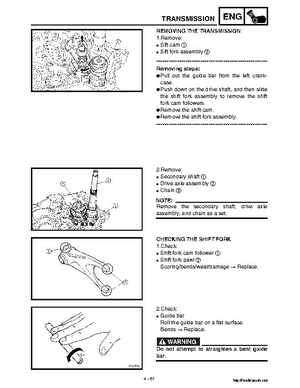 2002 Yamaha YFM660 Grizzly factory service and repair manual, Page 224