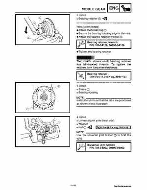 2002 Yamaha YFM660 Grizzly factory service and repair manual, Page 238